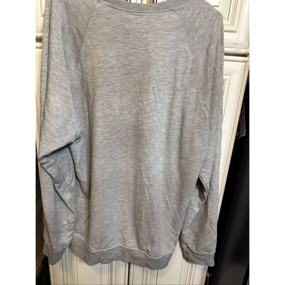 Retrobrand Women's State Finals Graphic Oversized Pullover Sweatshirt Gray Large - Picture 12 of 15